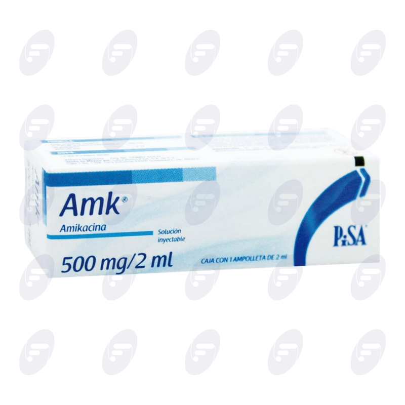 A-M-K ADULTO     500 MG.CAJA C/AMP.2 ML.