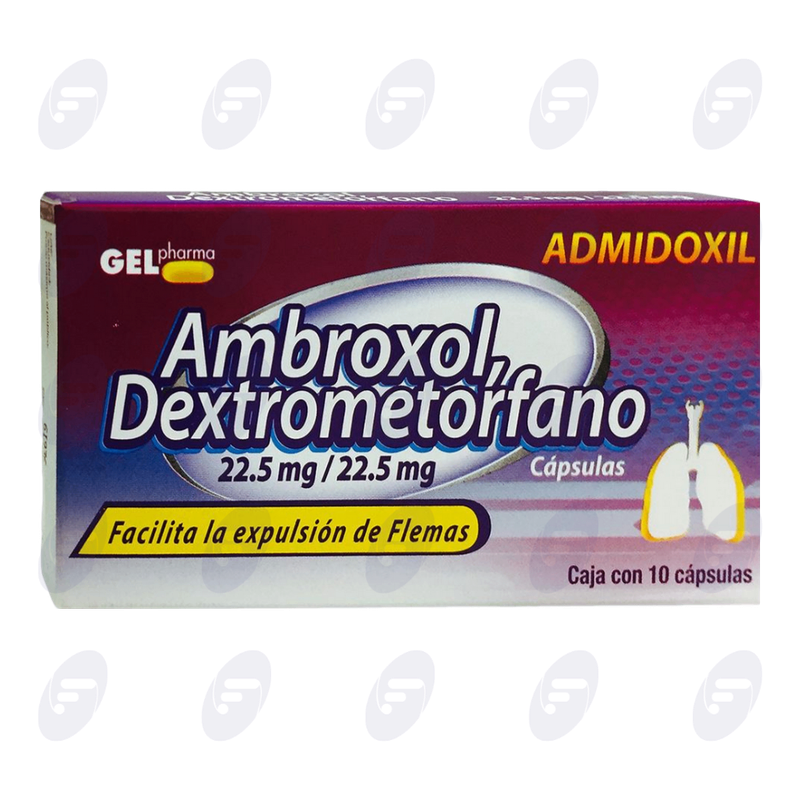 ADMIDOXIL   22.5/22.5 MG CAJA C/10 CAPS