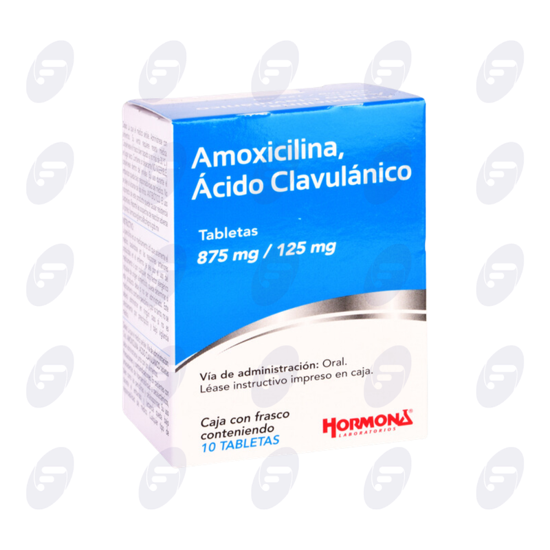 AMOX/AC CLAVCO 875/125MG CJA C/10TABS