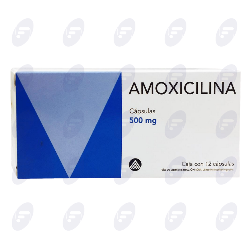 AMOXICILINA  500 MG.MAV CAJA. C/12 CAPS.