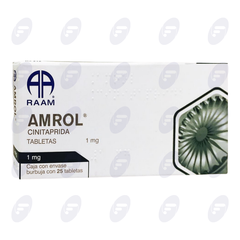 AMROL  1 MG. CAJA C/25 TABS.