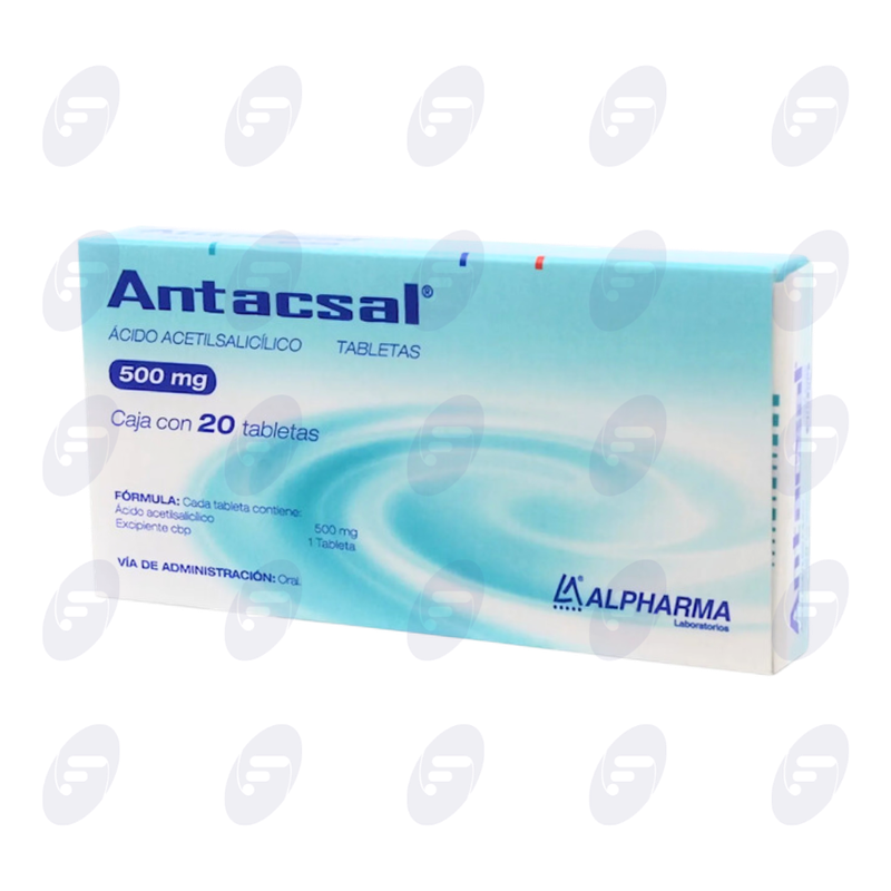 ANTACSAL 500 MG CAJA C/20 TABLETAS