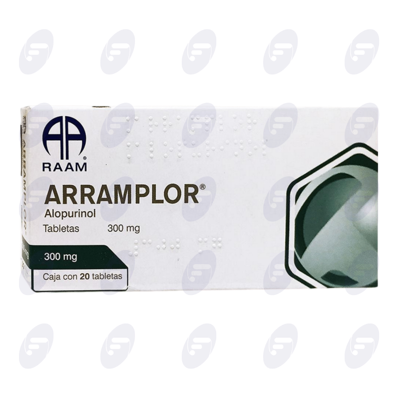 ARRAMPLOR  300 MG  CAJA C/20 TABS.