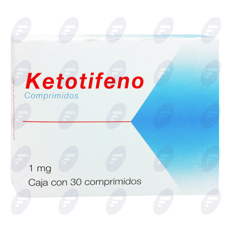 ASMARAL K (KETOTIFENO)1MG. CAJA C/30 TAB