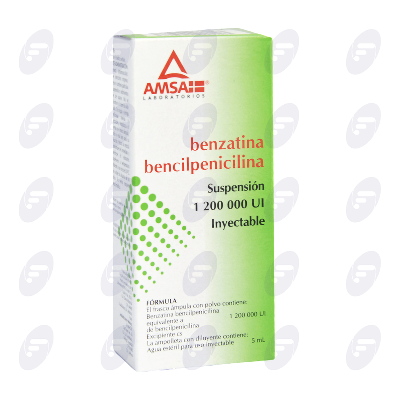 BENZATINA BENCILPENICILINA 1200 AMP 5 ML