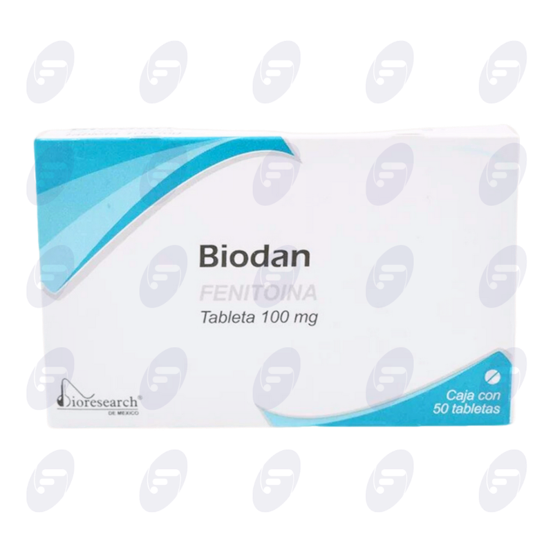 BIODAN            100 MG.CAJA C/50 TABS.