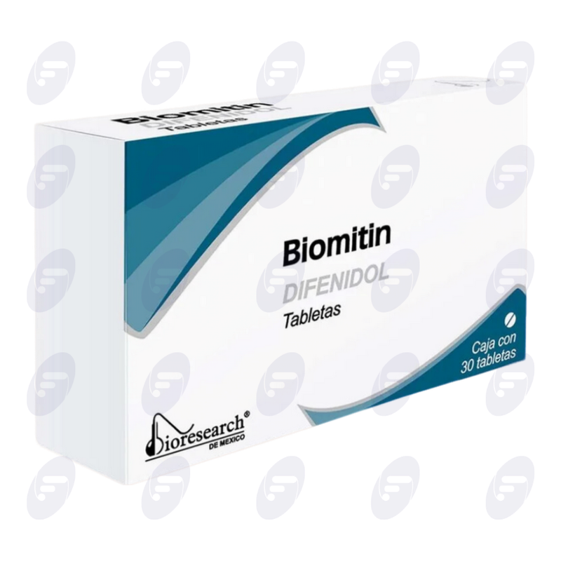 BIOMITIN 25 MG CAJA C/30 TABS