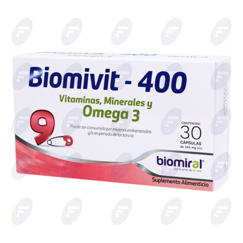 BIOMIVIT-400   CAJA C/30 CAPS.
