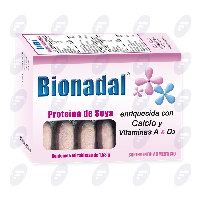 BIONADAL    1.58 GR.    CAJA  C/60 TABS.