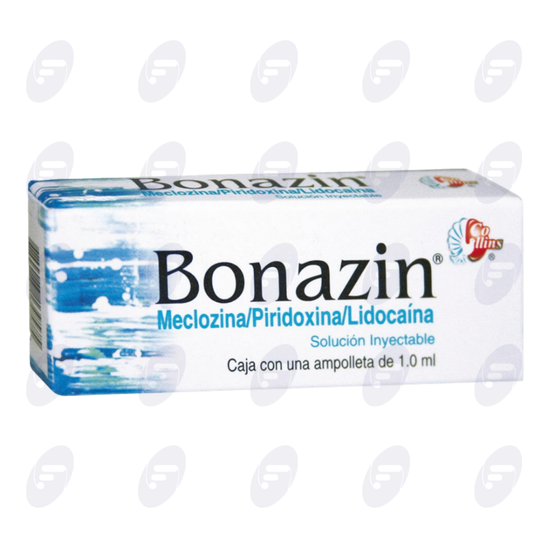 BONAZIN      25/50 MG.CAJA C/1 AMP.1 ML.
