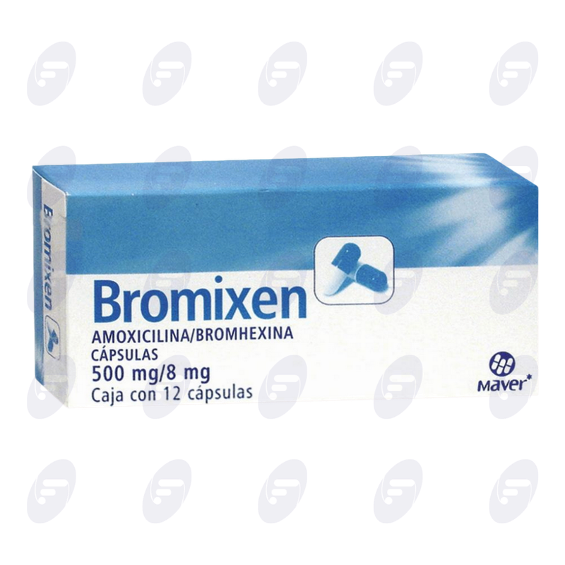 BROMIXEN        500/8 MG.CAJA C/12 CAPS.