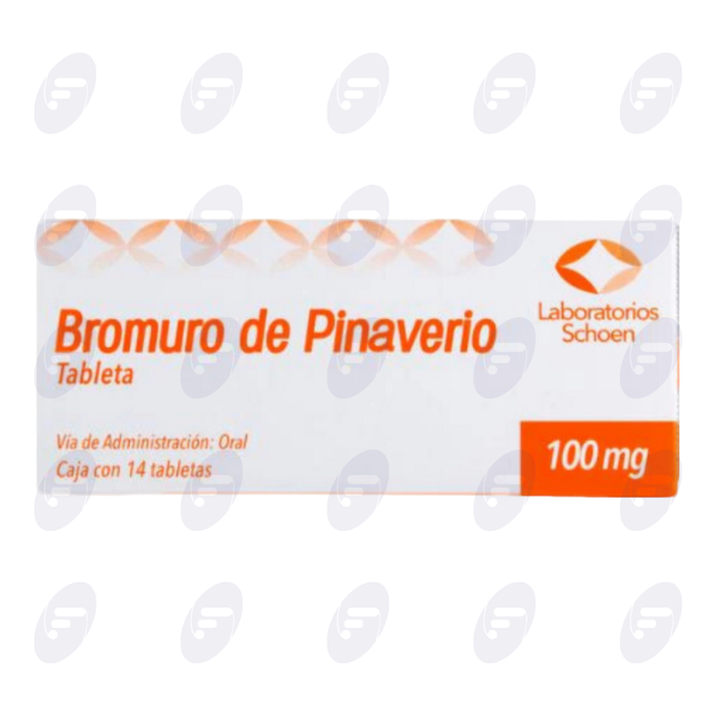 BROMURO DE PINAVERIO 100 MG CAJA C/14 TA