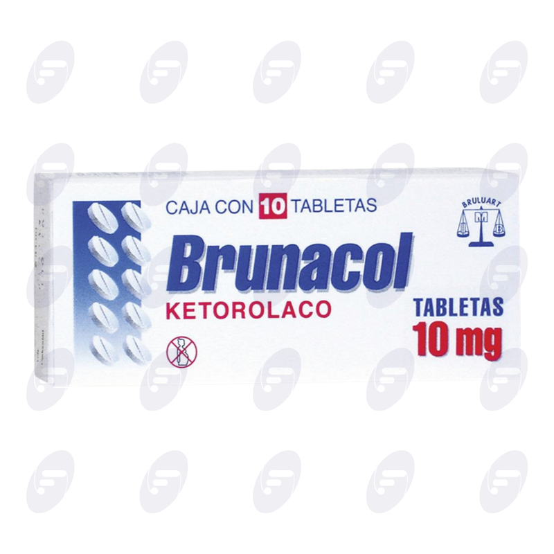 BRUNACOL           10 MG.CAJA C/10 TABS.