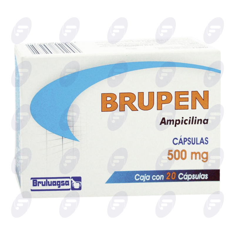 BRUPEN/AMPICILINA 500 MG.CAJA C/20 CAPS