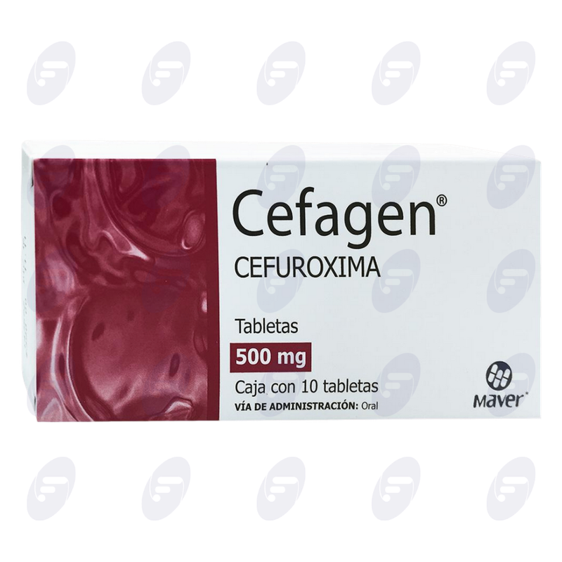 CEFAGEN         500 MG. CAJA C/10 TABS.