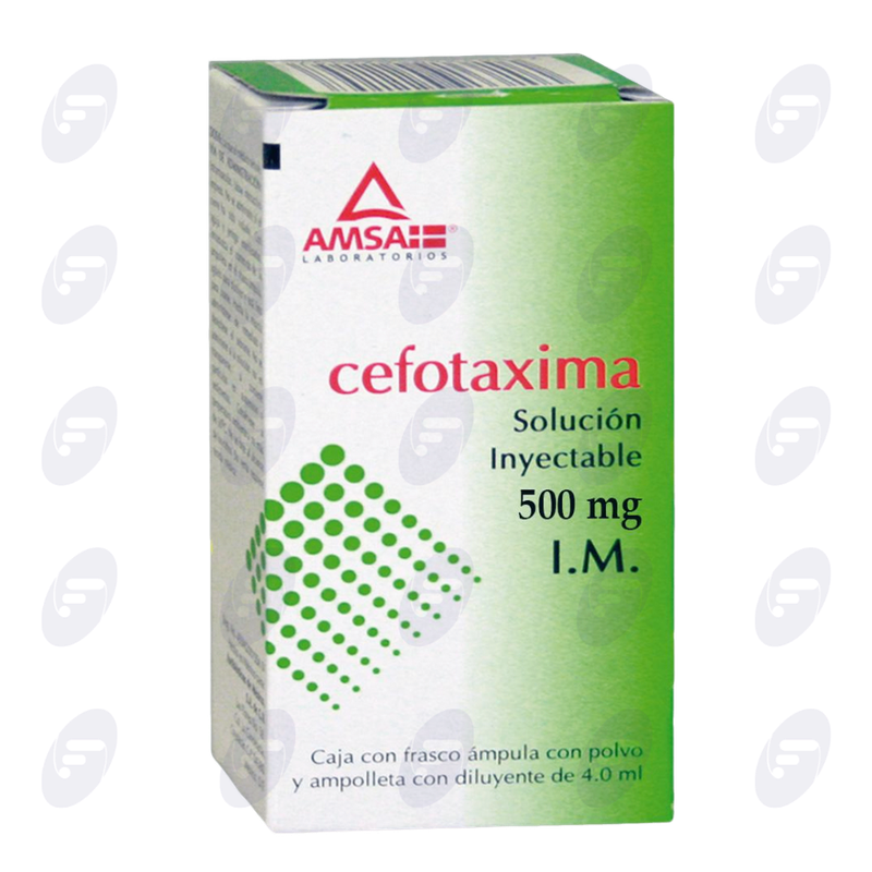 CEFOTAXIMA AMSA 500 MG. I.M. SOL.INYECT.