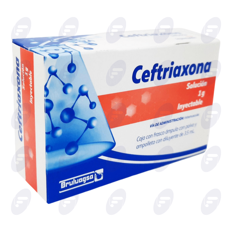 CEFTRIAXONA BRULUAGSA IMC/LIDOC 1 GR CAJA C/1AMP