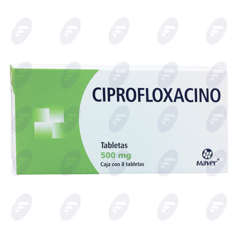 CIPROFLOXACINO GI MAV  500 MG.CAJA C/8 T