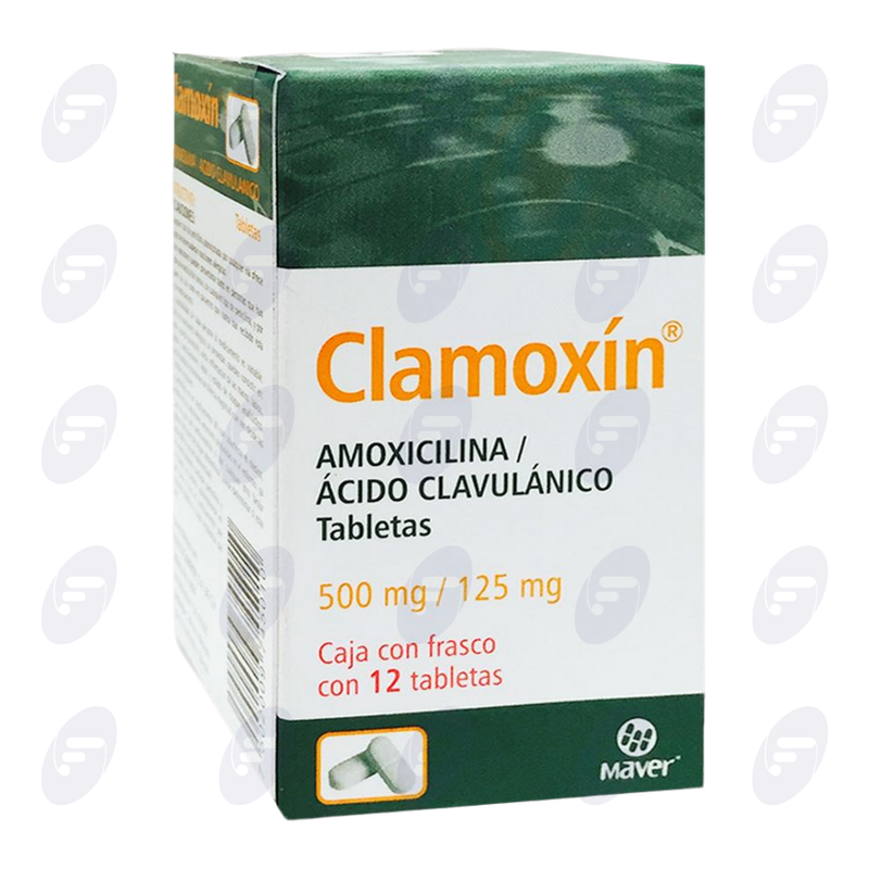 CLAMOXIN 500MG/125 MG.CAJA FCO C/12 TABS