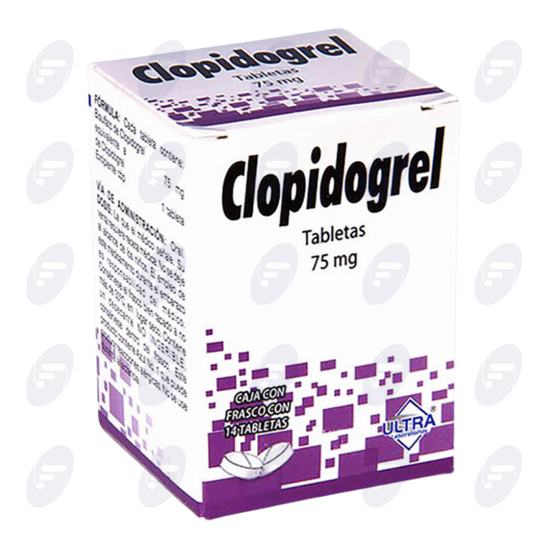 CLOPIDOGREL ULTRA 75 MG. CAJA C/14 TABS.