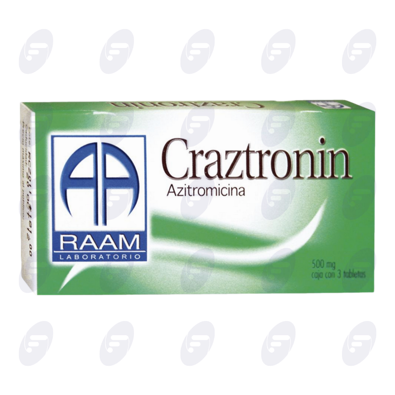 CRAZTRONIN   500 MG.CAJA C/3 TABS.