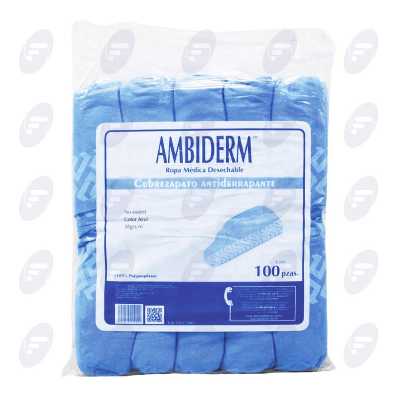 CUBREZAPATO C/ANTIDERRAP.BOLSA C/100 PZ