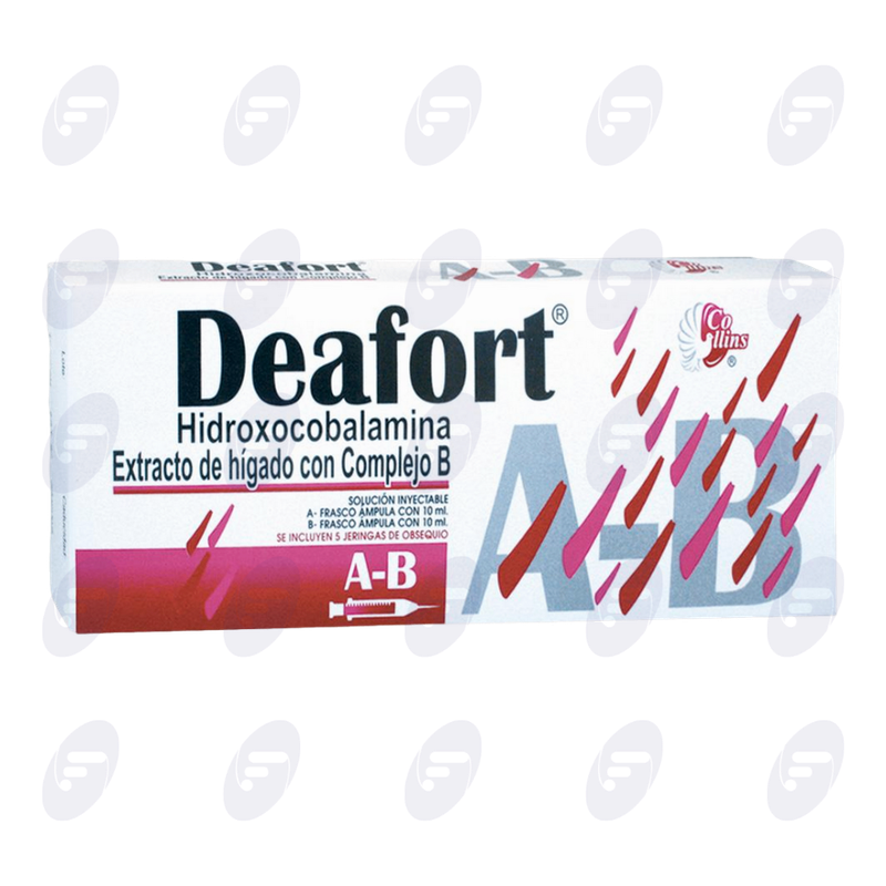 DEAFORT         C/J C/2 FCO.AMP.C/10 ML.
