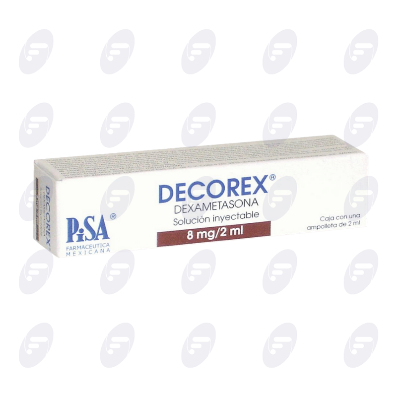 DECOREX          8 MG.CAJA C/1 AMP.2 ML.