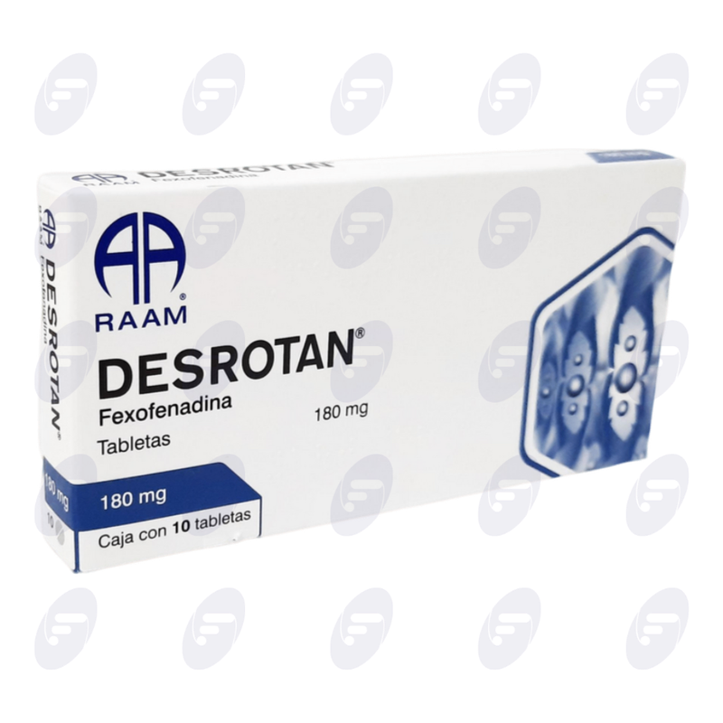 DESROTAN 180 MG CAJA C/10 TABLETAS