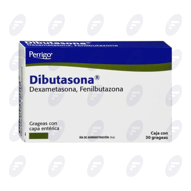 DIBUTASONA    0.5/100 MG.CAJA C/30 GRAG.