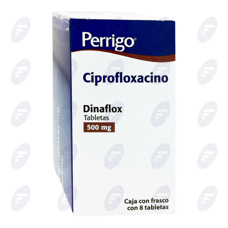 DINAFLOX     500 MG.CAJA C/FCO.C/8 TABS.