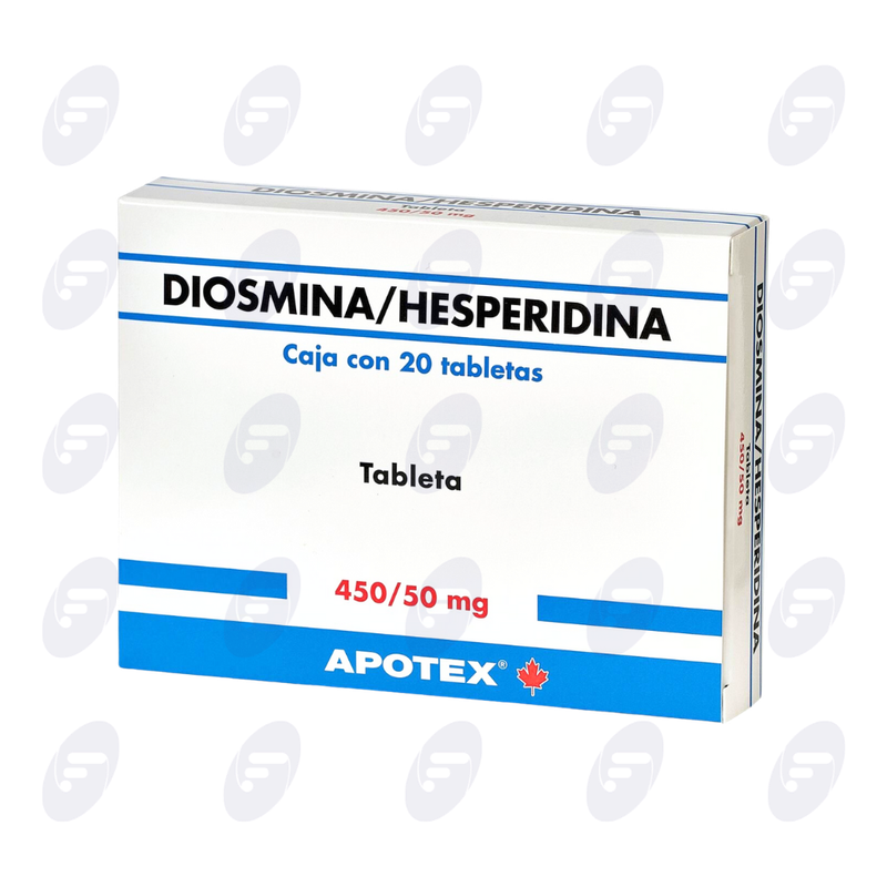 DIOSMINA / HESPIRIDINA  450/50 MG CAJA C/20 TABS