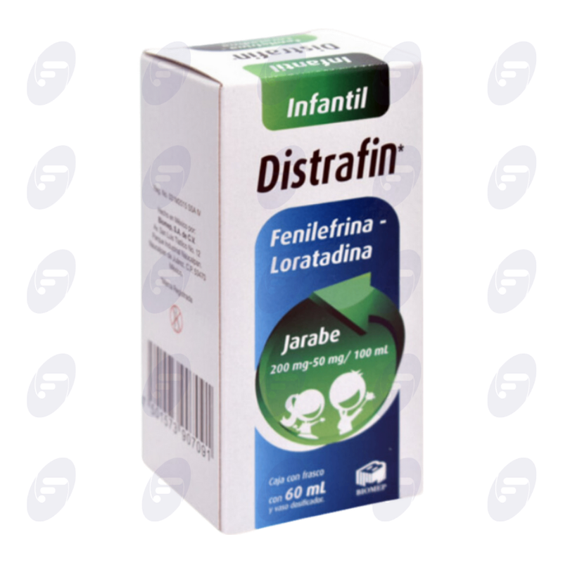 DISTRAFIN INFANTIL 200MG/50MG/100ML CAJA C/FCO C/60 ML