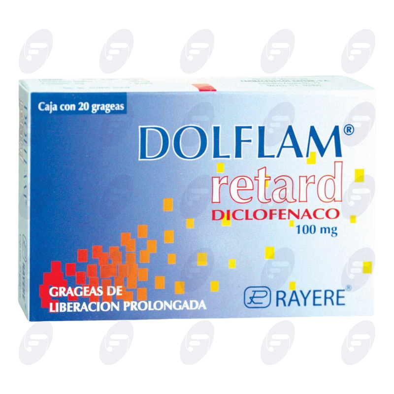 DOLFLAM RETARD    100 MG.CAJA C/20 GRAG.