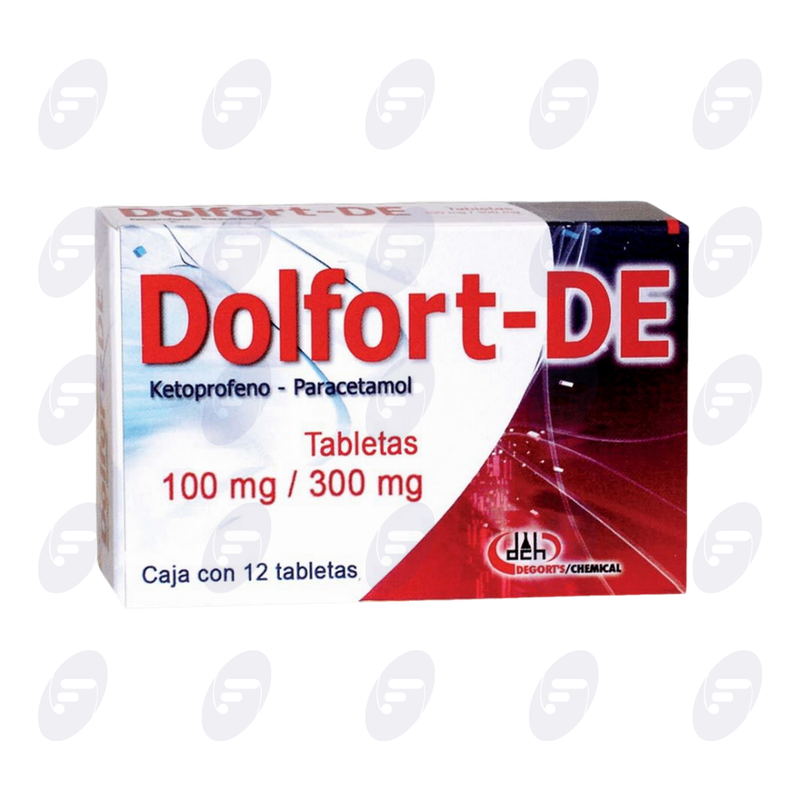 DOLFORT-DE    100/300 MG.CAJA C/12 TABS.