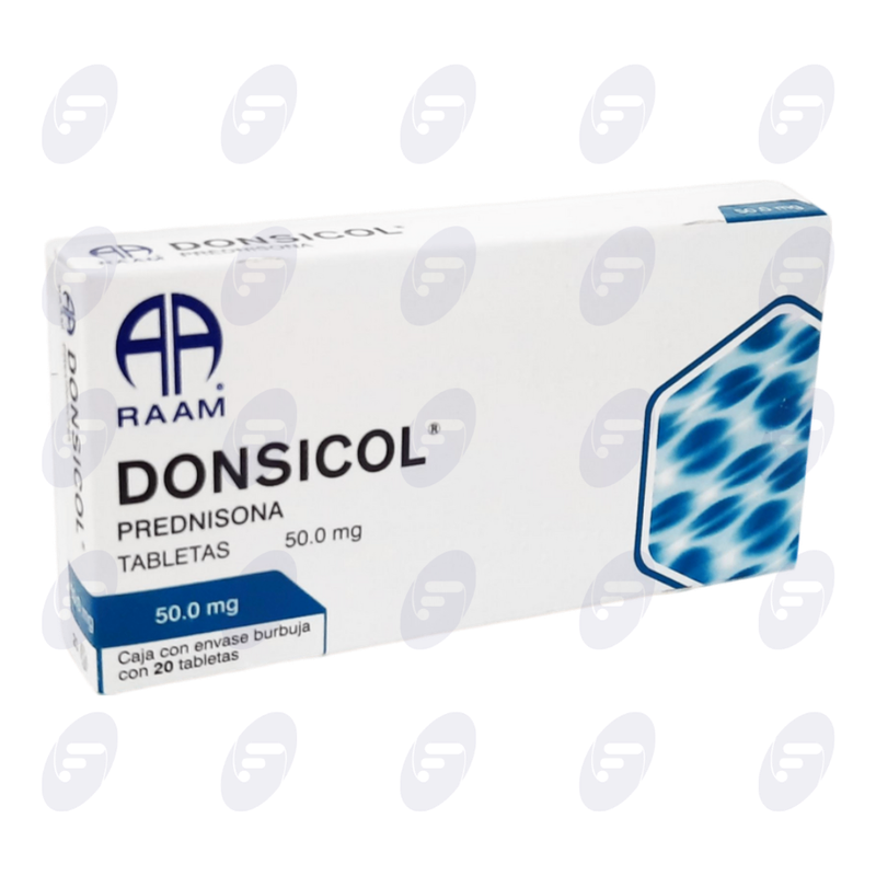 DONSICOL 50 MG CAJA C/20 TAB