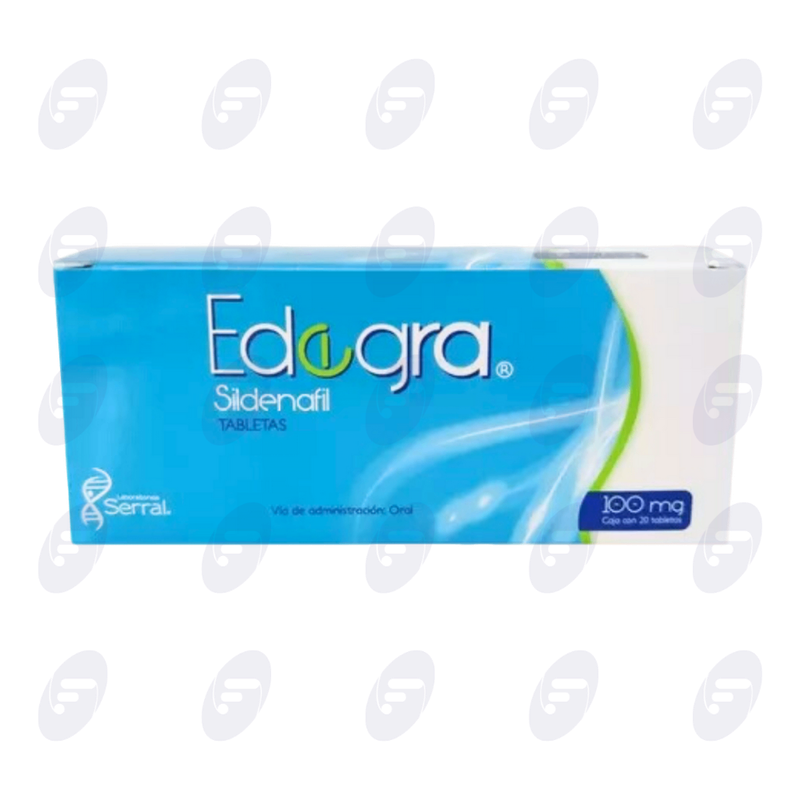 EDEGRA    100 MG. CAJA C/20 TABS.