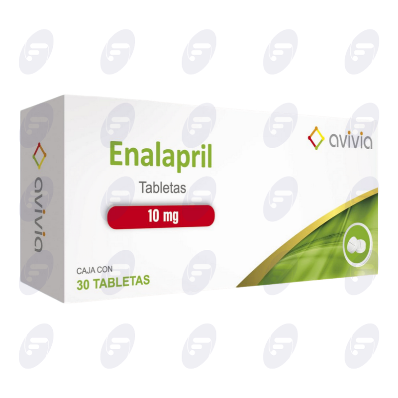 ENALAPRIL  AVI 10 MG CAJA C/ 30 TABS