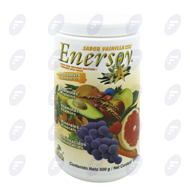 ENERSOY VAINILLA       500 GR.POLVO FCO.