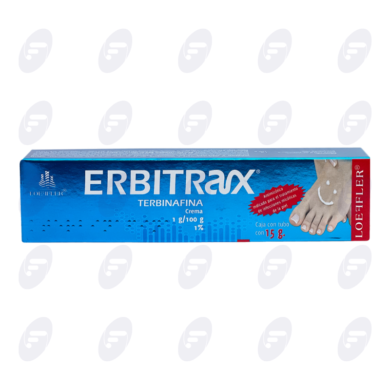 ERBITRAX   1 % CAJA C/TUBO C/15 GR.CREMA
