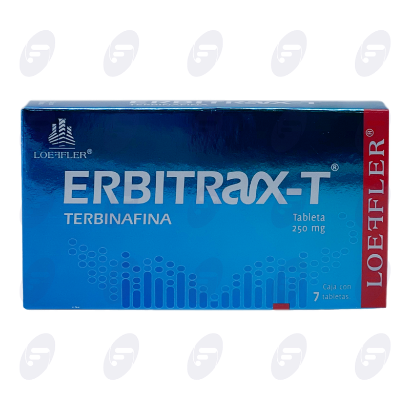 ERBITRAX-T         250 MG.CAJA C/7 TABS.