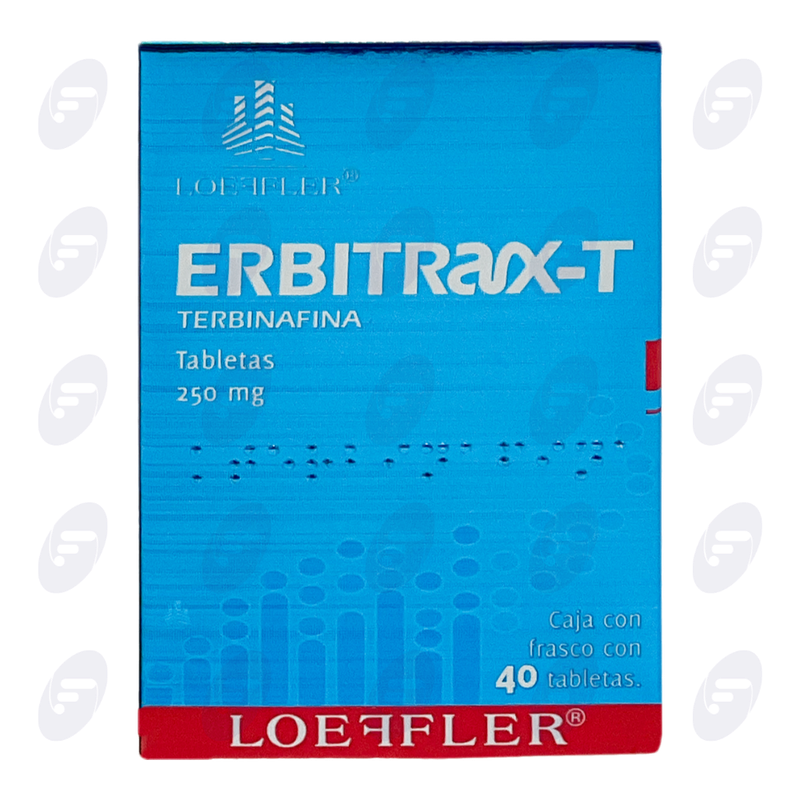 ERBITRAX-T 250MG CAJA C/40 TABS