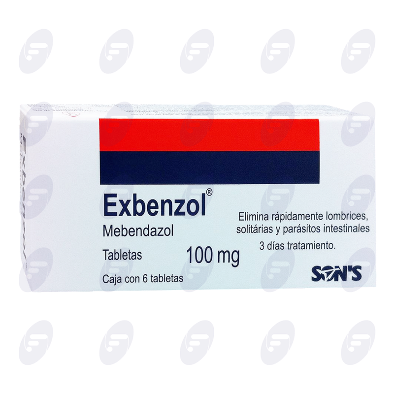 EXBENZOL           100 MG.CAJA C/6 TABS.