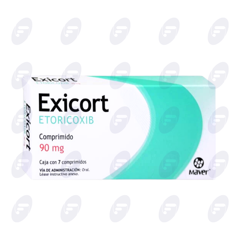 EXICORT 90MG CAJA C/7 COMPRIMIDOS