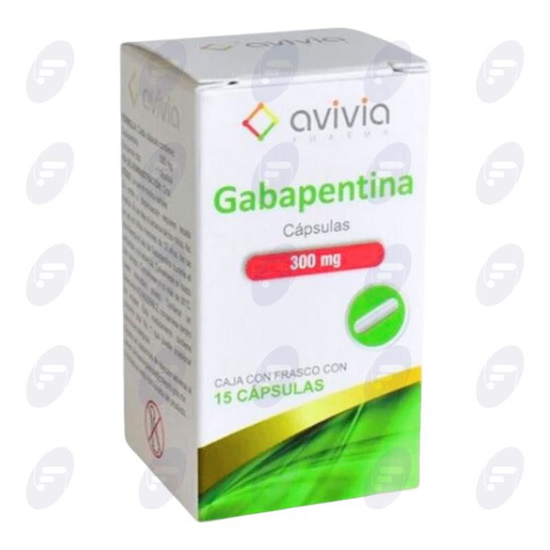 GABAPENTINA   300MG CAJA C/FCO C/15 CAPS