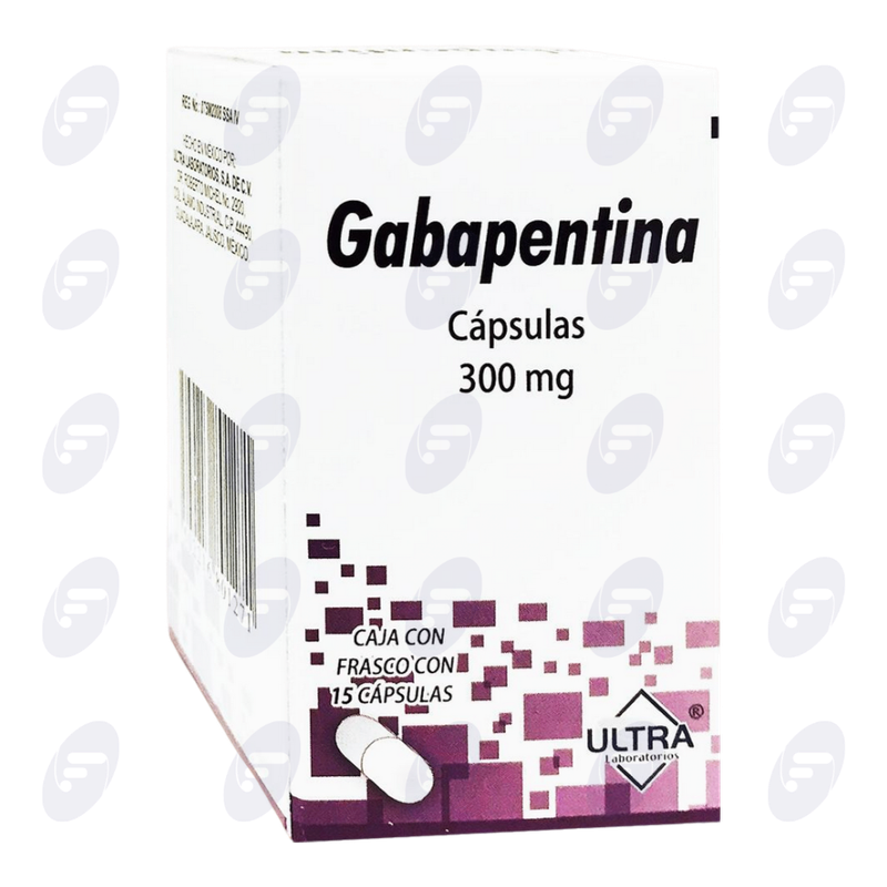 GABAPENTINA ULTRA 300MG CAJA FCO C/15CAP