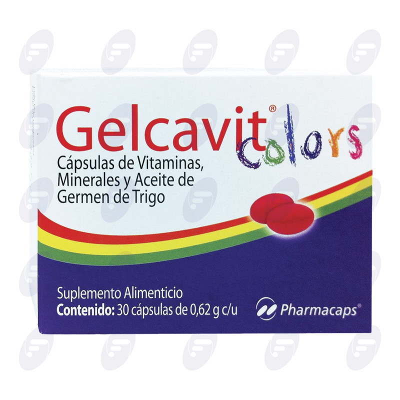 GELCAVIT COLORS (INF) CAJA C/30 CAPS.