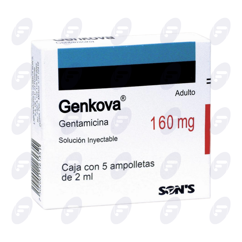 GENKOVA        160 MG.CAJA C/5 AMP.2 ML.
