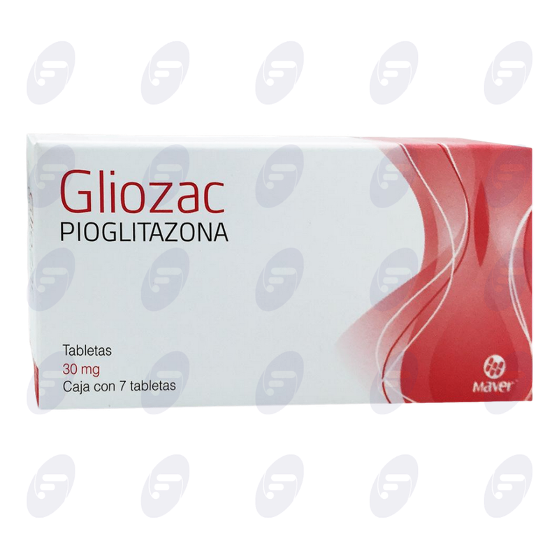 GLIOZAC     30 MG.  CAJA C/7 TABS