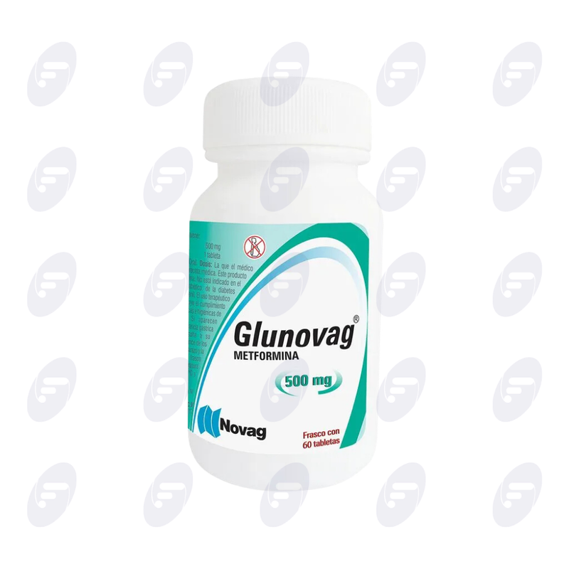 GLUNOVAG 500 MG FCO C/60 TABS